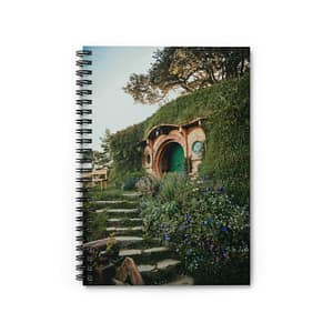 Cottagecore Hobbit Spiral Notebook - Botanical-Pathway Rustic-Charm