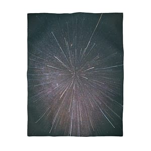 Nebula Burst Duvet Cover - Cosmic-Glitch Star Field