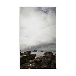 Polar-Iceberg Hand Towel - Scandinavian-Midnight Fjord