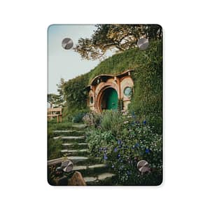 Cottagecore Hobbit Acrylic Wall Art - Botanical-Pathway Rustic-Charm
