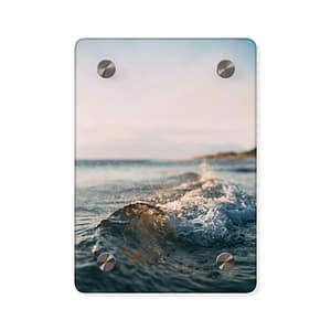 Coastal Wave Acrylic Wall Art - Scandinavian-Seaside Serenity