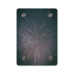 Nebula Burst Acrylic Wall Art - Cosmic-Glitch Star Field