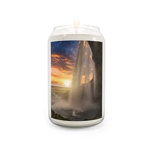 Aurora Cascade Scented Candle, 13.75oz - Scandinavian-Midnight Sunscape