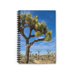 Desert Joshua Spiral Notebook - Southwest-Natural Landscape