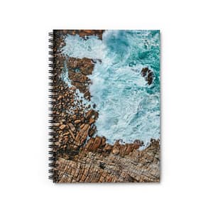 Coastal-Strata Spiral Notebook - Scandinavian-Tide-Wave