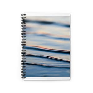 Ethereal Ocean Spiral Notebook - Serene-Morning-Light