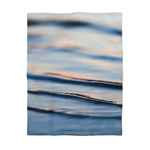 Ethereal Ocean Duvet Cover - Serene-Morning-Light