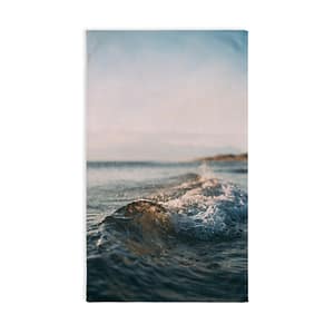 Coastal Wave Hand Towel - Scandinavian-Seaside Serenity