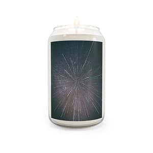 Nebula Burst Scented Candle, 13.75oz - Cosmic-Glitch Star Field