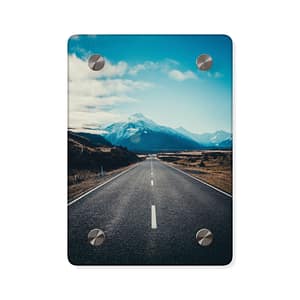 Alpine Horizon Acrylic Wall Art - Cinematic-Vista Roadscape