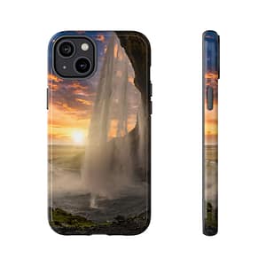 Icelandic Cascade Tough Cases - Scandinavian Twilight Landscape