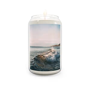 Coastal Wave Scented Candle, 13.75oz - Scandinavian-Seaside Serenity