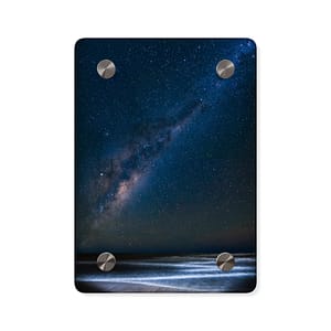 Cosmic Ocean Acrylic Wall Art - Starry-Night Horizon Glow